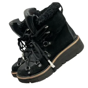 Rag &amp; Bone Skyler Shearling-lined Suede Hiking Boots size 39- US 8.5