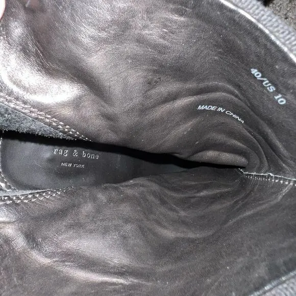 Rag &amp; Bone • Authentic• canvas ankle boots 10
