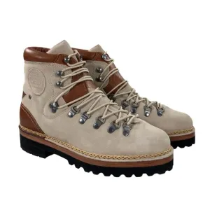 Ralph Lauren Polo Country Alpine Hiking Boots Mens 9.5 D Suede Milkshake/Snuff