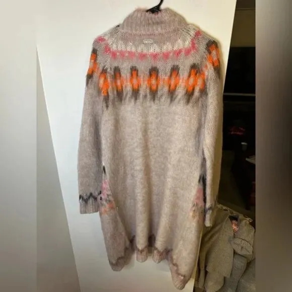 Rare 10 Feet Amsterdam Wool Blend Long Cardigan – Excellent Condition-Size S ✨