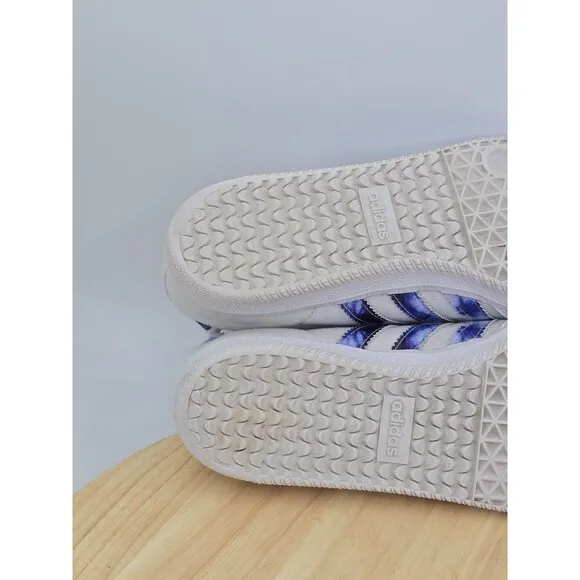 Rare 2021 Adidas Samba OG 'Tie Dye - White' mens shoes size 10