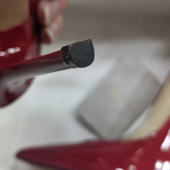 RARE -  Jimmy Choo Red Patent Leather Heels