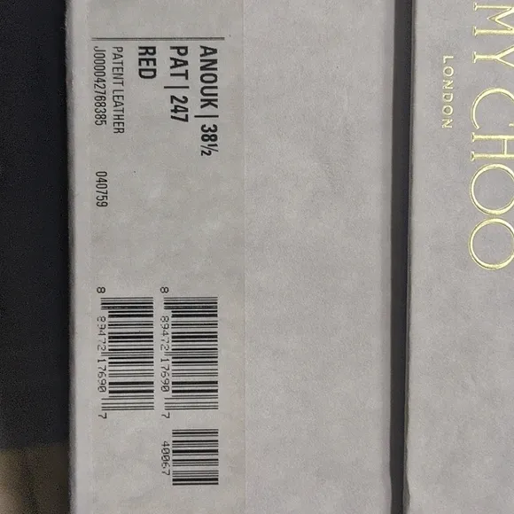 RARE -  Jimmy Choo Red Patent Leather Heels