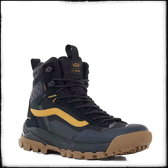 RARE Vans Ultrarange EXO Hi GORE-TEX MTE-3 BootBlack Gold High-Top Sneakerboots