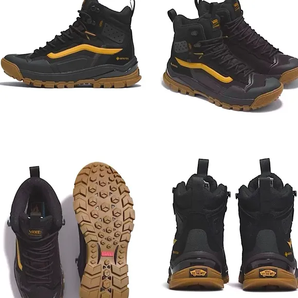 RARE Vans Ultrarange EXO Hi GORE-TEX MTE-3 BootBlack Gold High-Top Sneakerboots