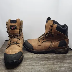 Red Wing 8 Inch Flex Force Work Boots Waterproof Brown Mens 14D