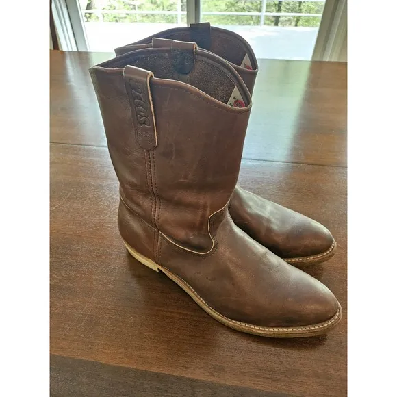 Red Wing Boots 1155 Pecos boots Size US 15 Genuine leather Brown USA