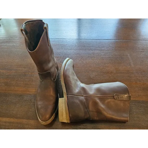 Red Wing Boots 1155 Pecos boots Size US 15 Genuine leather Brown USA