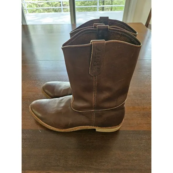 Red Wing Boots 1155 Pecos boots Size US 15 Genuine leather Brown USA