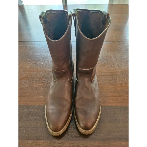 Red Wing Boots 1155 Pecos boots Size US 15 Genuine leather Brown USA