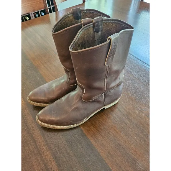 Red Wing Boots 1155 Pecos boots Size US 15 Genuine leather Brown USA