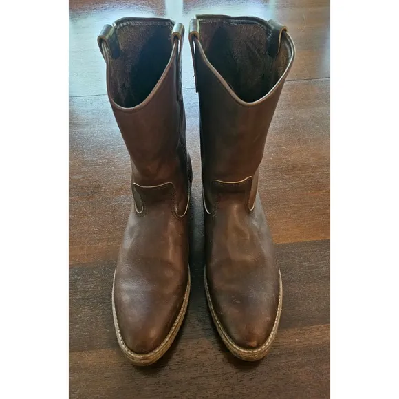 Red Wing Boots 1155 Pecos boots Size US 15 Genuine leather Brown USA