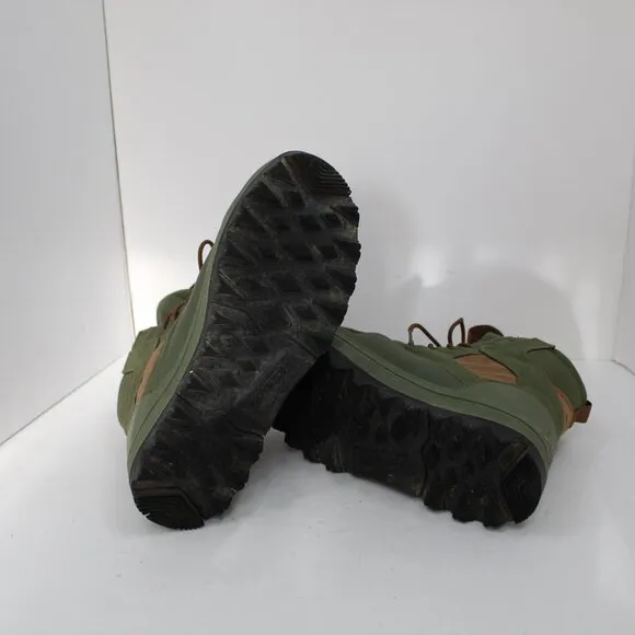 Reebok Womens Club C Green/Tan Hiking/Work Boots Size 7 1/2