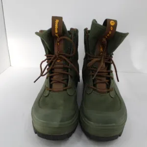 Reebok Womens Club C Green/Tan Hiking/Work Boots Size 7 1/2