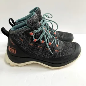 REI Co-op   Outdoor Afro Flash Hiking Boots Women's Size 6 Waterproof Gray Blue