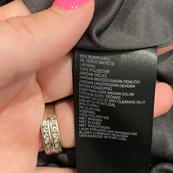 Reiss Natasha Day to Night Dress Black 16915