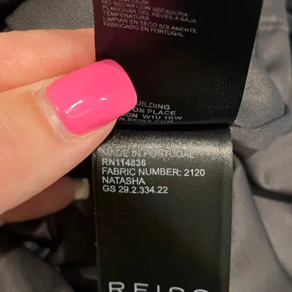 Reiss Natasha Day to Night Dress Black 16915