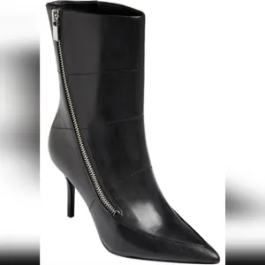 Reiss Oxtonmid Leather Zip Details Boots EU 40/ US‎ 9