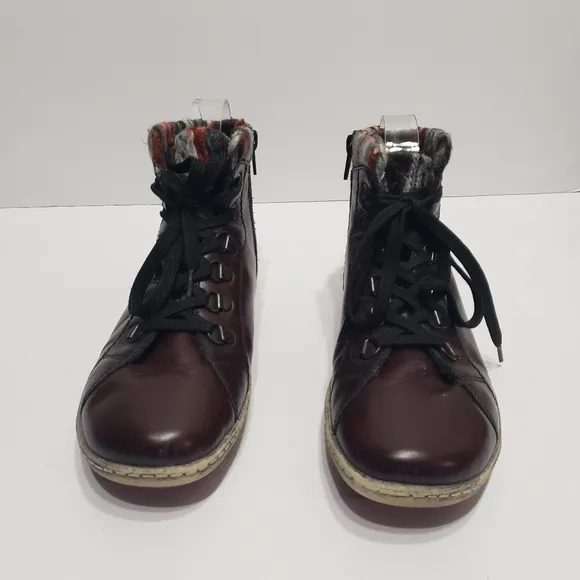 Remonte Ricker Burgundy Ankle Boots 6.5