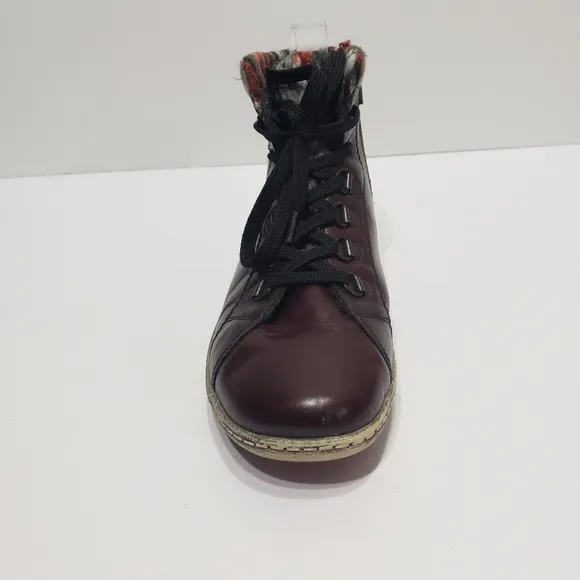Remonte Ricker Burgundy Ankle Boots 6.5