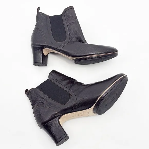 Repetto Mood Leather Ankle Boots Brown Heeled size 39 US 8