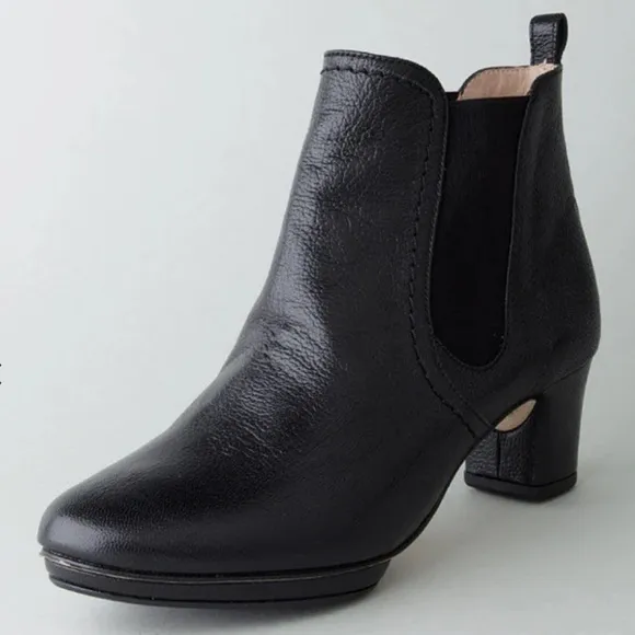 Repetto Mood Leather Ankle Boots Brown Heeled size 39 US 8