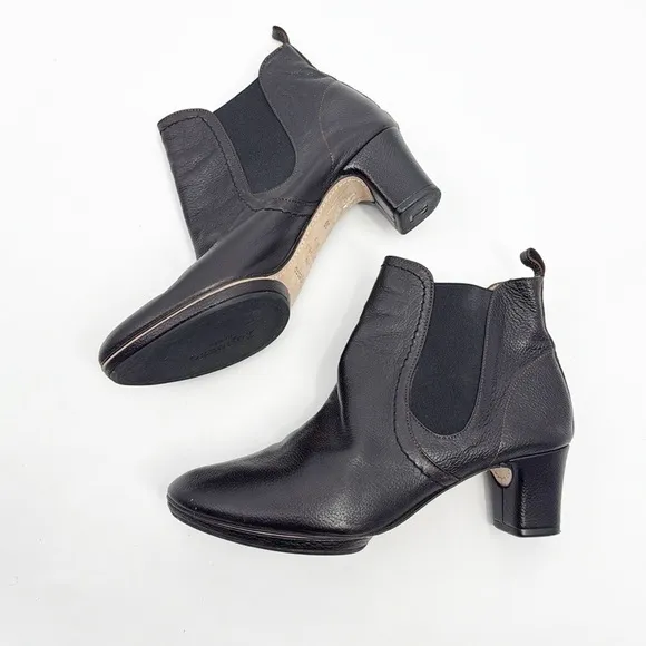 Repetto Mood Leather Ankle Boots Brown Heeled size 39 US 8