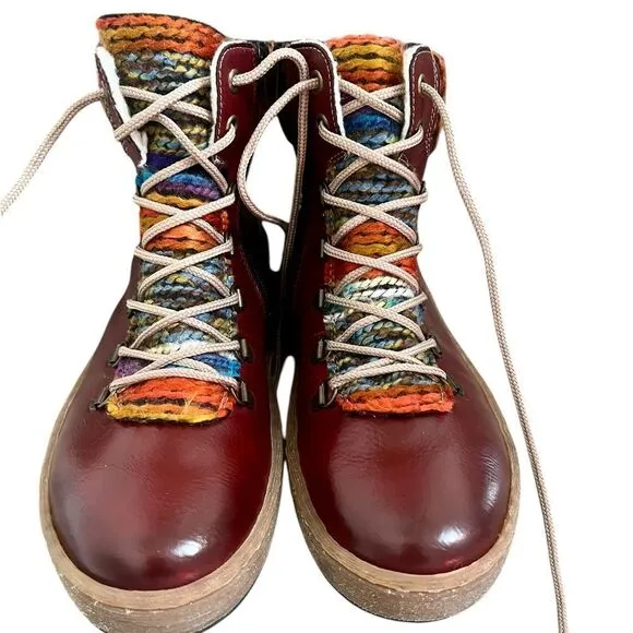 Rieker Felicitas Hiking Lace Up Boots NWOT