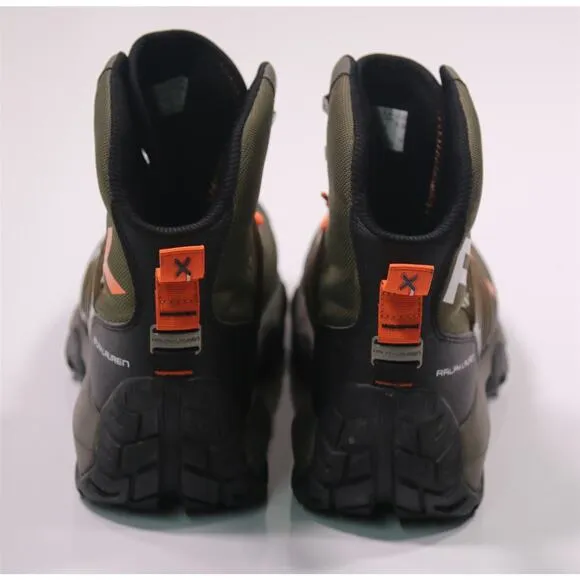 RLX Ralph Lauren X Abridge Ranger Hiking Boots Green Orange Men's US 9.5
