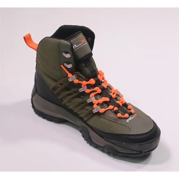 RLX Ralph Lauren X Abridge Ranger Hiking Boots Green Orange Men's US 9.5