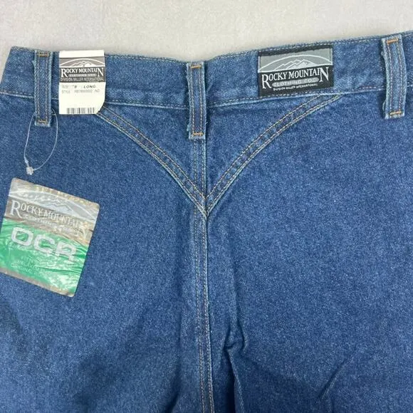 Rocky Mountain Jeans Womens 9-L Bareback High-Rise Extra Long Western USA