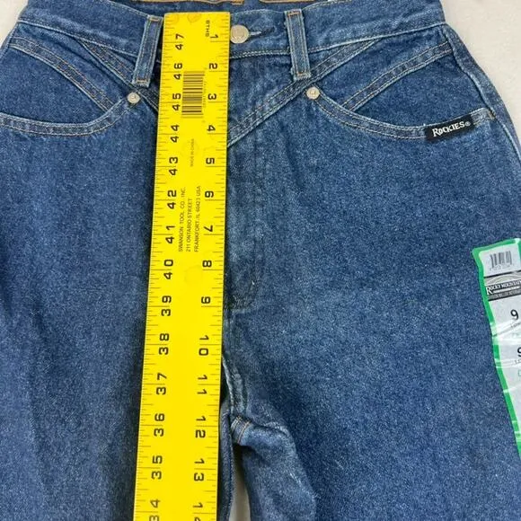 Rocky Mountain Jeans Womens 9-L Bareback High-Rise Extra Long Western USA