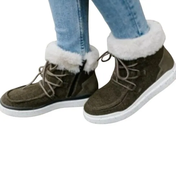 Romika Helsinki 01 Olive Waterproof Boots EURO 42 / US Womens 11 New in Box