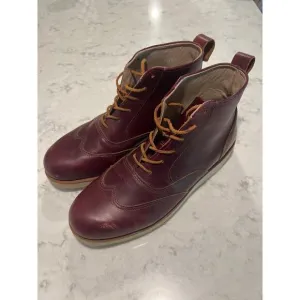 Ronnie Fieg by Sebago Men’s‎ Lace Up Leather Bleecker Shoe Boots Size 9 Brown