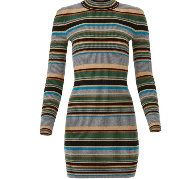 Ronny Kobo Tanysha BodyCon Sweater Dress Large