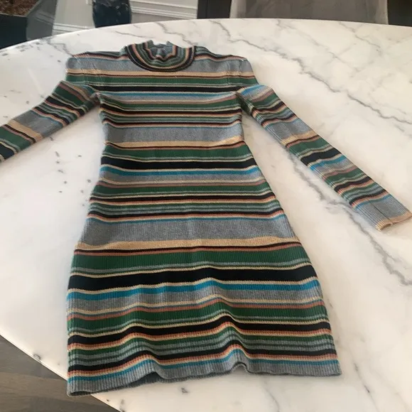 Ronny Kobo Tanysha BodyCon Sweater Dress Large