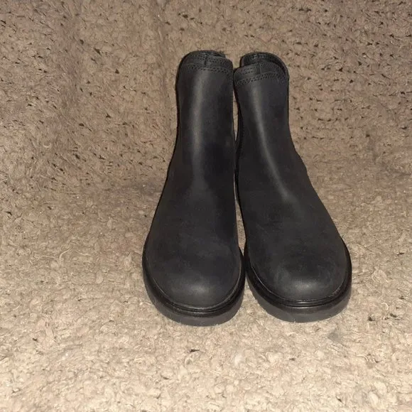 ROOTS-Canada-Black Nubuck Chelsea Boots-Junction-Sz 7.5-New/No Box