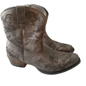 Roper Short Western Cowboy Boots Women’s 10