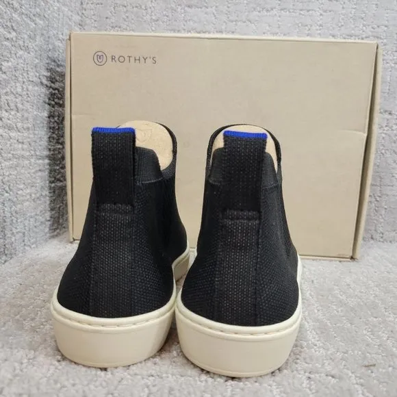 ROTHY'S The Chelsea Black Ankle Boots Women's Size 6, 7, 7.5, 9, 11