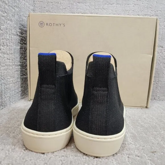 ROTHY'S The Chelsea Black Ankle Boots Women's Size 6, 7, 7.5, 9, 11