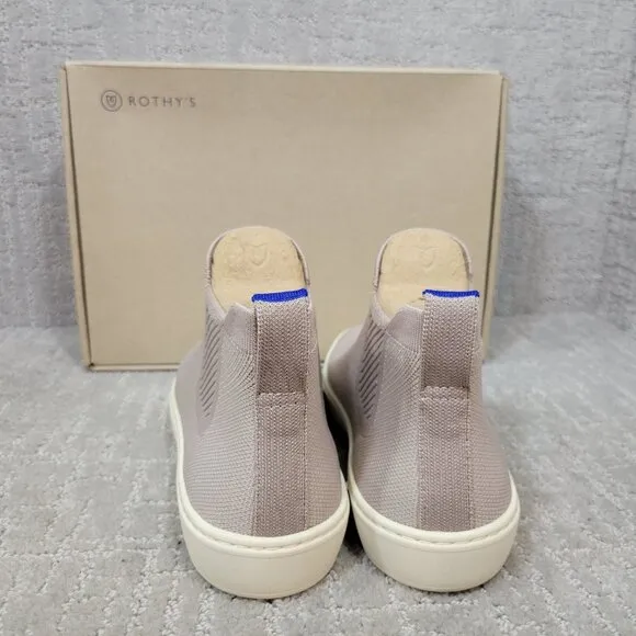 ROTHY'S The Chelsea Lilac Gray Ankle Boots Size 6, 8, 8.5, 9, 9.5, 10, 11.5