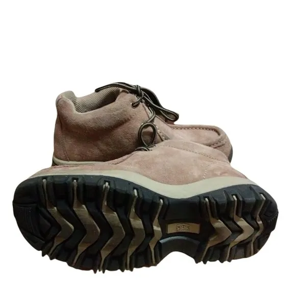 Route 66 Men's Suede Leather Light Brown Ankle Boots Size 4.5