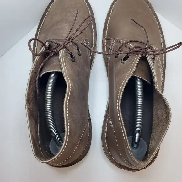 Safari By Bata brown Leather Chukka Desert Ankle Boots Lace up Mens Size 10
