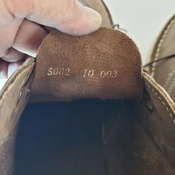 Safari By Bata brown Leather Chukka Desert Ankle Boots Lace up Mens Size 10