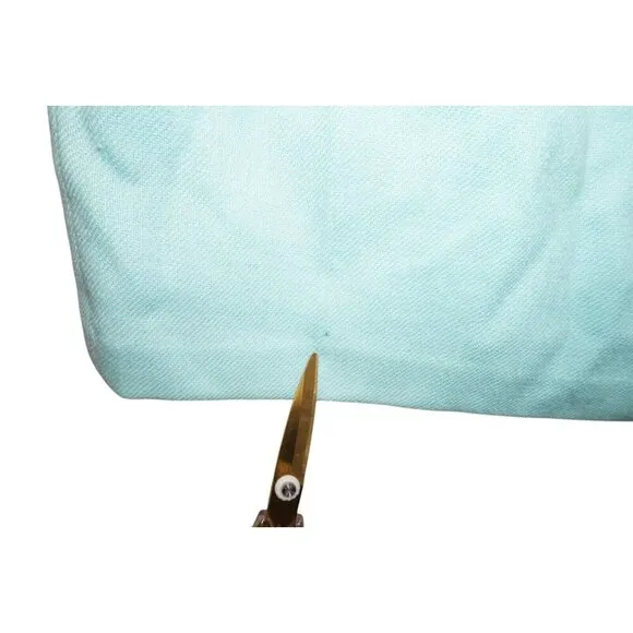 Sag Harbor 100% Wool Pencil Skirt Bundle – Aqua &amp; Cream – Size 12