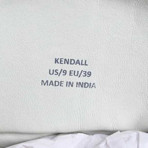 SAINT G Womens 9 Kendall Combat Boot in Off White NEW