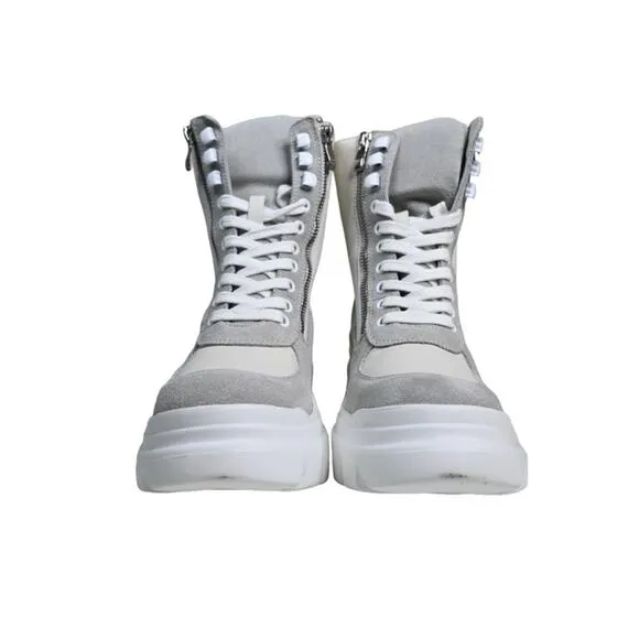 SAINT G Womens 9 Kendall Combat Boot in Off White NEW