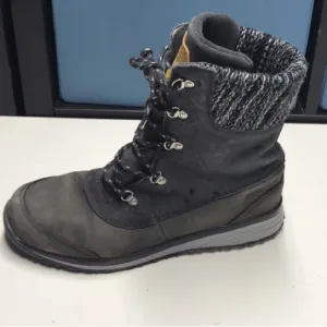 Salomon Hime Mid LTR Womens WP Insulated Winter Snow Boots Size 10 Green Grey