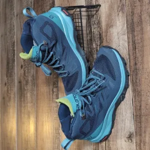 Salomon Outline Gore-Tex GTX Mid Hiking Boots Size 7.0 in Stormy Blue