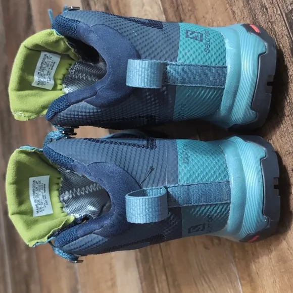 Salomon Outline Gore-Tex GTX Mid Hiking Boots Size 7.0 in Stormy Blue